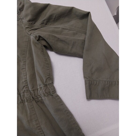 Talbots Jacket Womens Large Olive Green Pockets Utility Everyday Norm Casual - Picture 13 of 16